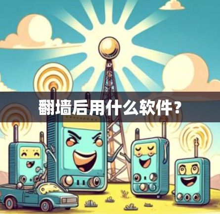 翻墙后用什么软件？