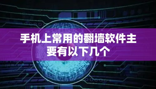 手机上常用的翻墙软件主要有以下几个