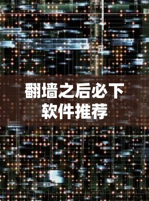 翻墙之后必下软件推荐