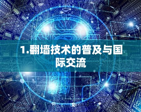 1.翻墙技术的普及与国际交流