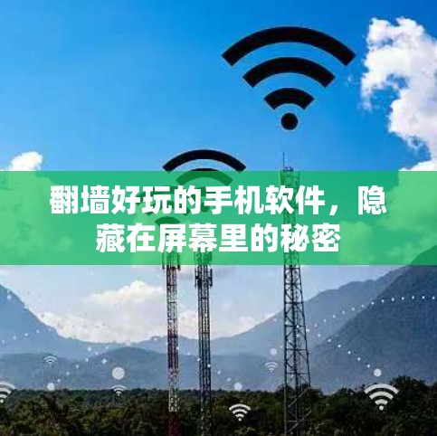 翻墙好玩的手机软件，隐藏在屏幕里的秘密