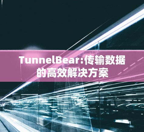 TunnelBear:传输数据的高效解决方案 TunnelBear:传输数据的高效解决方案