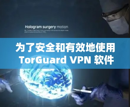 为了安全和有效地使用 TorGuard VPN 软件,您可以按照以下步骤操作 为了安全和有效地使用 TorGuard VPN 软件,您可以按照以下步骤操作