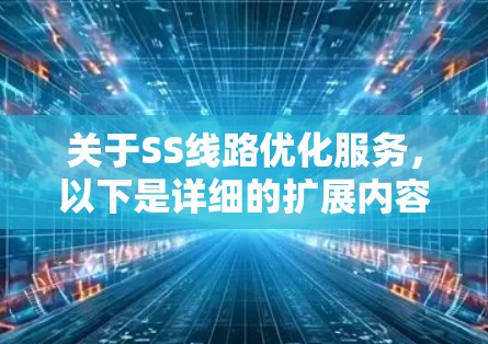 关于SS线路优化服务，以下是详细的扩展内容，以帮助您更全面地理解这一技术