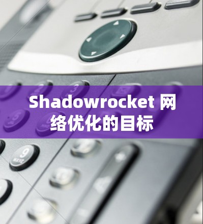 Shadowrocket 网络优化的目标