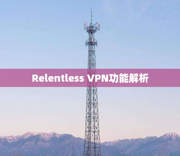 Relentless VPN功能解析 Relentless VPN功能解析