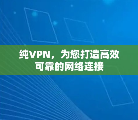纯VPN，为您打造高效可靠的网络连接