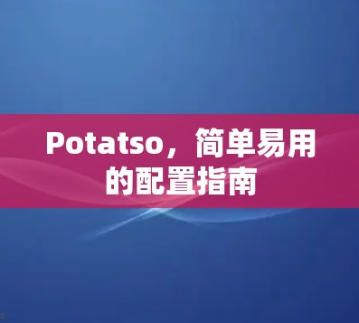 Potatso，简单易用的配置指南