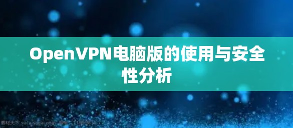 OpenVPN电脑版的使用与安全性分析