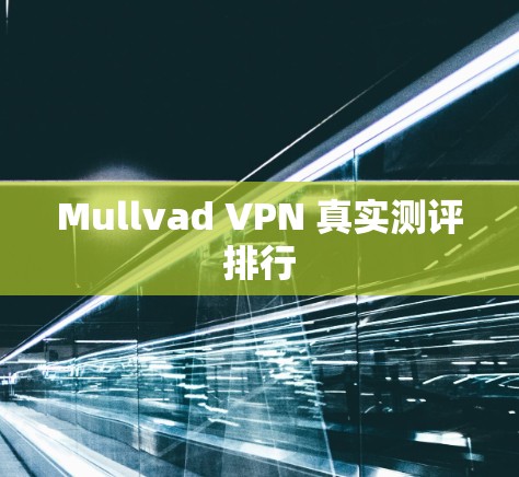 Mullvad VPN 真实测评排行 Mullvad VPN 真实测评排行
