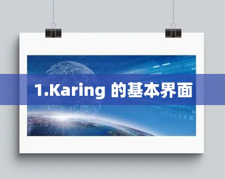 1.Karing 的基本界面