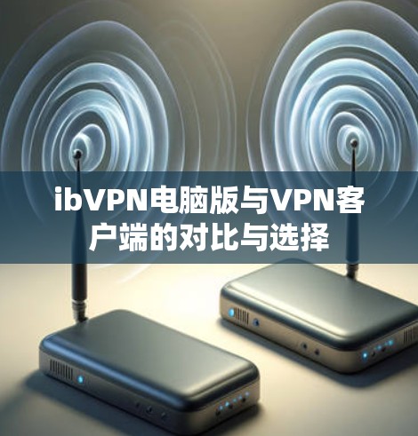 ibVPN电脑版与VPN客户端的对比与选择