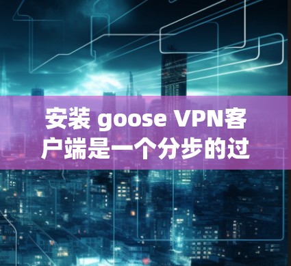 安装 goose VPN客户端是一个分步的过程，以下是一些步骤的详细说明