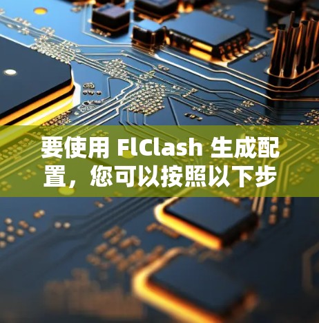要使用 FlClash 生成配置，您可以按照以下步骤进行